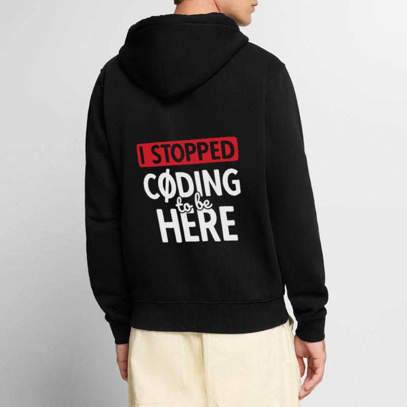 Software Ingenieur Informatiker Programmierer Unisex Premium Bio Zip Hoodie