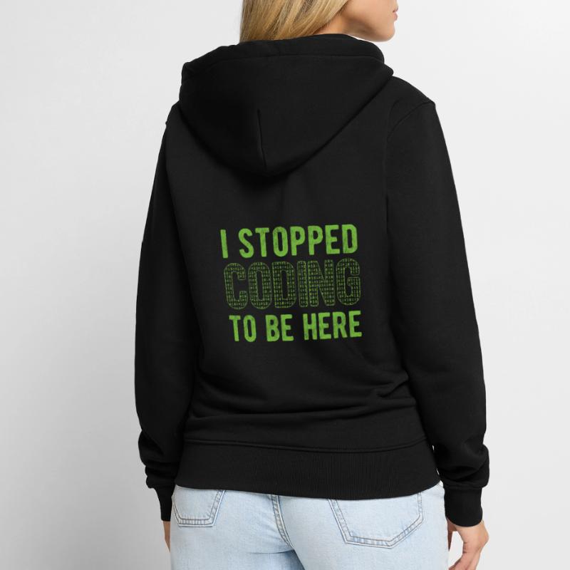 Software Ingenieur Informatiker Programmierer Unisex Premium Bio Zip Hoodie