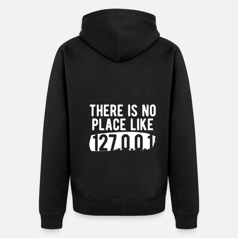 Software Ingenieur Informatiker Programmierer - Unisex Premium Bio Zip Hoodie - Schwarz