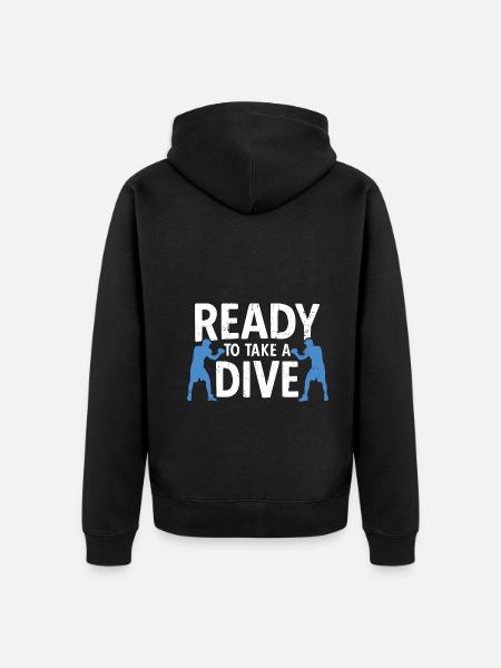 Boxsport Boxing - Unisex Premium Bio Zip Hoodie - Schwarz