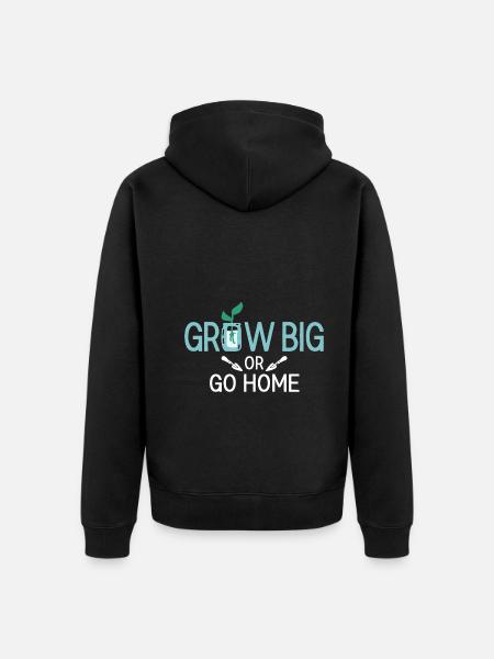 Landschaftsgärtner Hobbygärtner Gärtner - Unisex Premium Bio Zip Hoodie - Schwarz