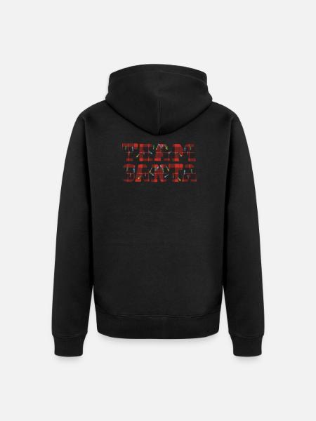 Christmas Lights Christmas Matching - Unisex Premium Organic Zip Hoodie - black