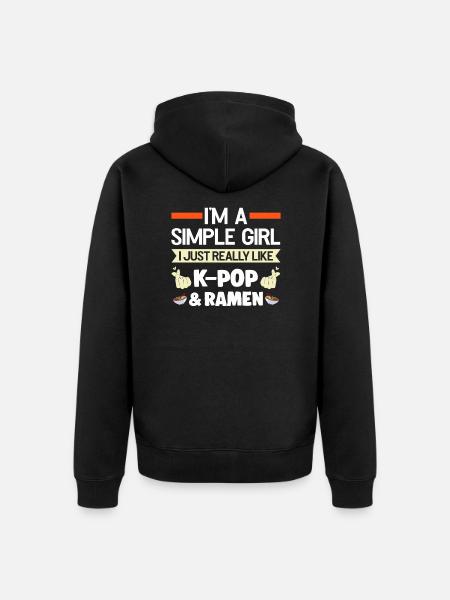 K-Pop-K-Pop Merch K-Pop Goods Gift - Unisex Premium Organic Zip Hoodie - black