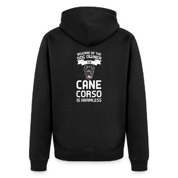 Cane Corso Cane Corso Cadeau - Veste à capuche bio Premium Unisexe - noir - Dos - Nico (187cm)
