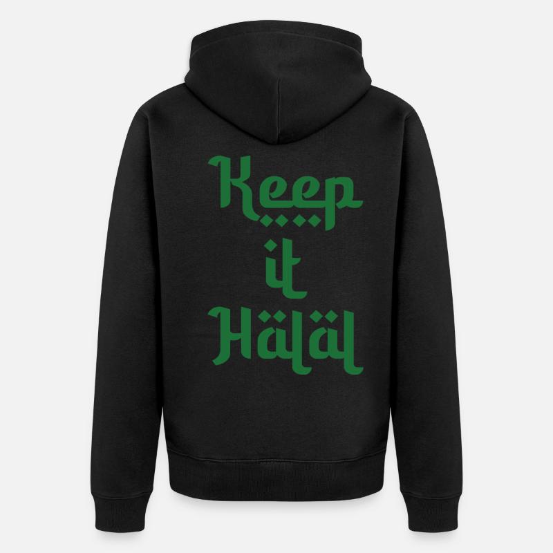 Gardez-le halal idée cadeau - Veste à capuche bio Premium Unisexe - noir