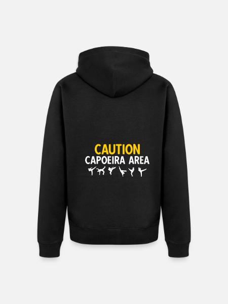 Capoeira - Unisex Premium Bio Zip Hoodie - Schwarz