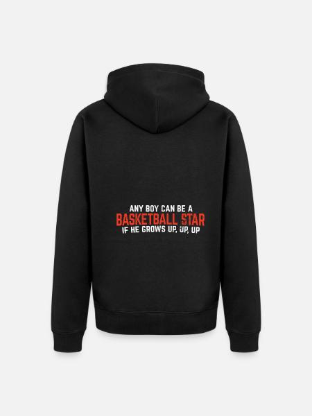 Basketball - Unisex Premium Bio Zip Hoodie - Schwarz