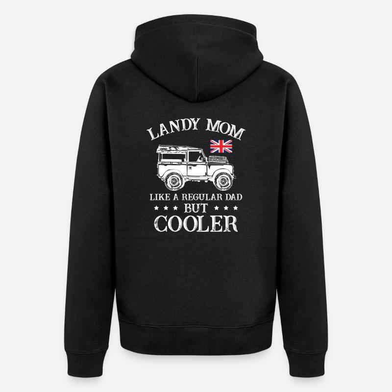 Maman Landy - Veste à capuche bio Premium Unisexe - noir
