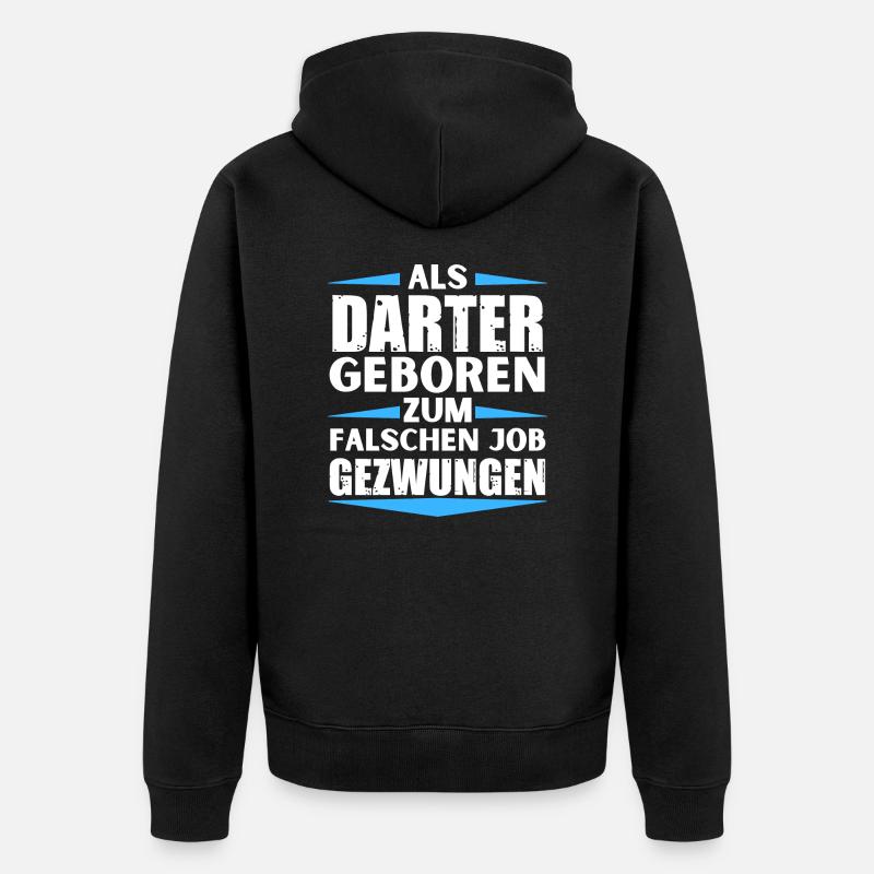 Darter s’est trompé d’emploi - Veste à capuche bio Premium Unisexe - noir