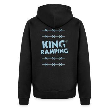 King of Ramping - Veste à capuche bio Premium Unisexe - noir - Dos - Nico (187cm)