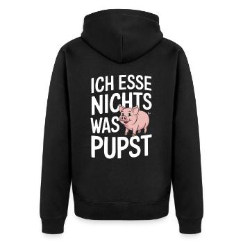Animal cochon - Veste à capuche bio Premium Unisexe - noir - Dos - Nico (187cm)