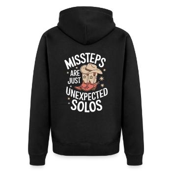 Danse en ligne Danseurs - Veste à capuche bio Premium Unisexe - noir - Dos - Nico (187cm)