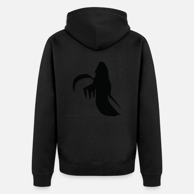 Vaudou Halloween - Veste à capuche bio Premium Unisexe - noir