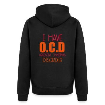 Christmas Disorder - Veste à capuche bio Premium Unisexe - noir - Dos - Nico (187cm)