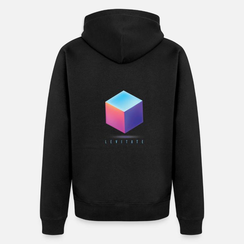Lévitation Dice - Veste à capuche bio Premium Unisexe - noir