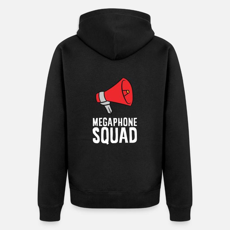 Mégaphones - Megaphone Squad - Veste à capuche bio Premium Unisexe - noir