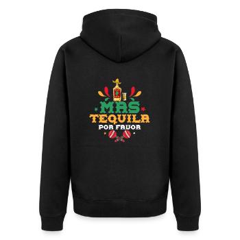 Mas Tequila Por Favor Party Cinco De Mayo - Veste à capuche bio Premium Unisexe - noir - Dos - Nico (187cm)