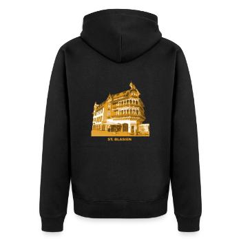 Stankt Blasien Schmidt Waldshut Baden-Württemberg - Veste à capuche bio Premium Unisexe - noir - Dos - Nico (187cm)