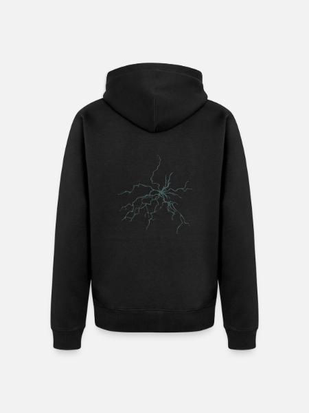 eclairs eclair 1209 A - Unisex Premium Organic Zip Hoodie - black