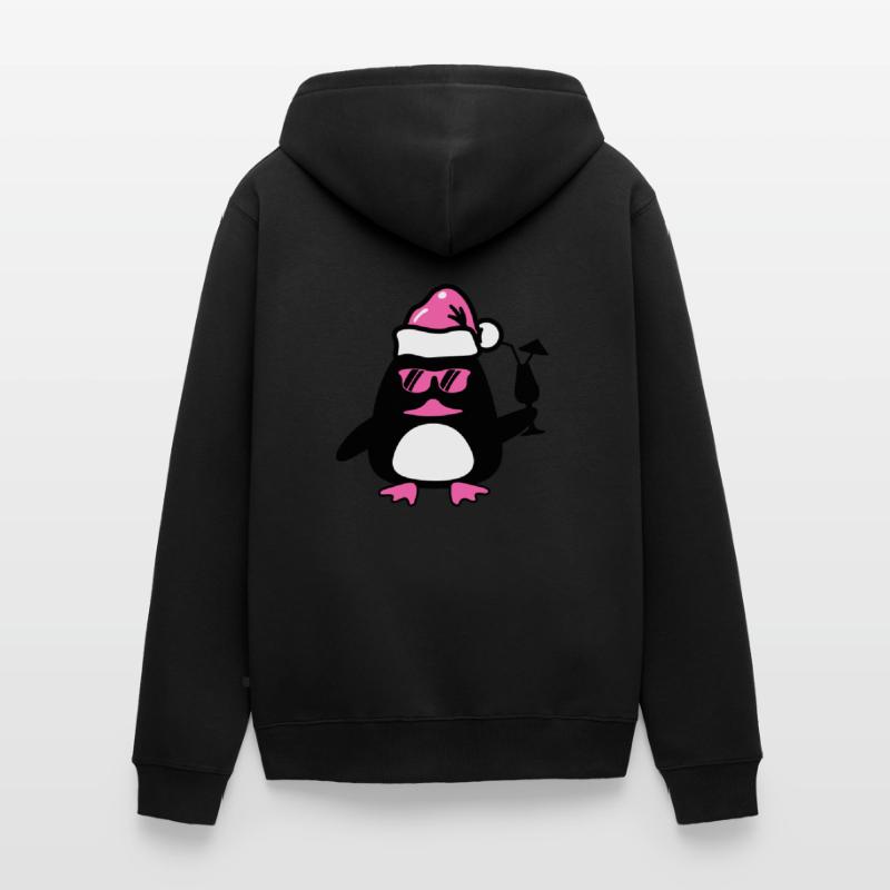 Noël du canard de plage Veste à capuche bio Premium Unisexe