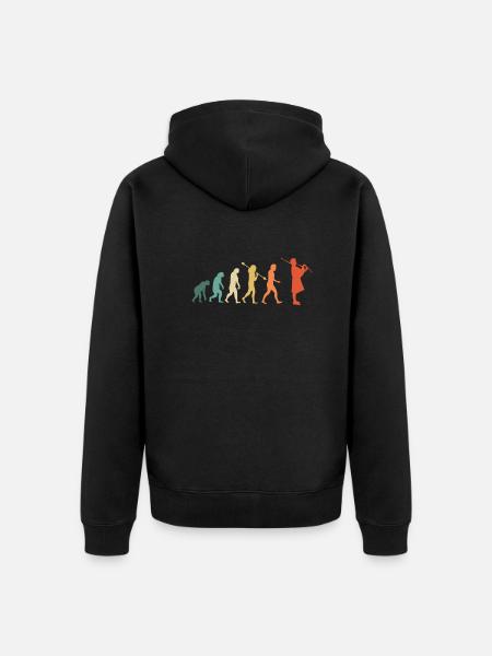 Bagpipes Bagpipes Bagpipe - Unisex Premium Organic Zip Hoodie - black