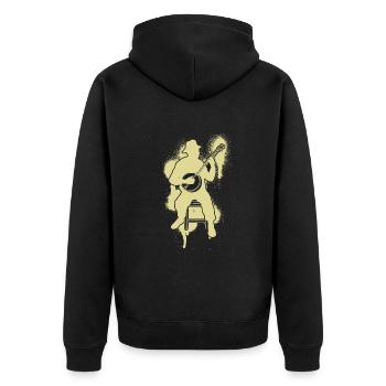 Banjo Banjo joueur Banjoïste - Veste à capuche bio Premium Unisexe - noir - Dos - Nico (187cm)