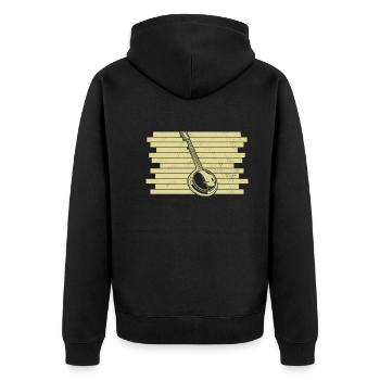 Banjo Banjo joueur Banjoïste - Veste à capuche bio Premium Unisexe - noir - Dos - Nico (187cm)