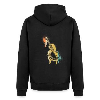 Banjo Banjo joueur Banjoïste - Veste à capuche bio Premium Unisexe - noir - Dos - Nico (187cm)