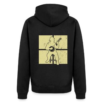 Banjo Banjo joueur Banjoïste - Veste à capuche bio Premium Unisexe - noir - Dos - Nico (187cm)