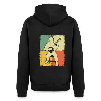 Banjo Banjo joueur Banjoïste - Veste à capuche bio Premium Unisexe - noir - Dos - Nico (187cm)