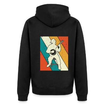 Banjo Banjo joueur Banjoïste - Veste à capuche bio Premium Unisexe - noir - Dos - Nico (187cm)