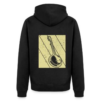 Banjo Banjo joueur Banjoïste - Veste à capuche bio Premium Unisexe - noir - Dos - Nico (187cm)