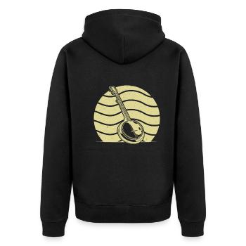 Banjo Banjo joueur Banjoïste - Veste à capuche bio Premium Unisexe - noir - Dos - Nico (187cm)