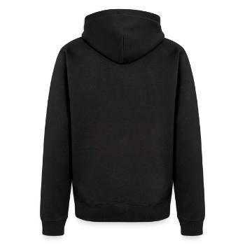 Bester Russischer Bruder der Welt Russe aus - Unisex Premium Bio Zip Hoodie - Schwarz - Hinten - Nico (187cm)