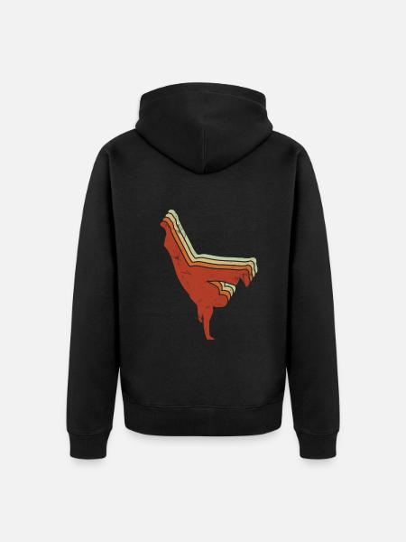 Capoeira - Unisex Premium Bio Zip Hoodie - Schwarz