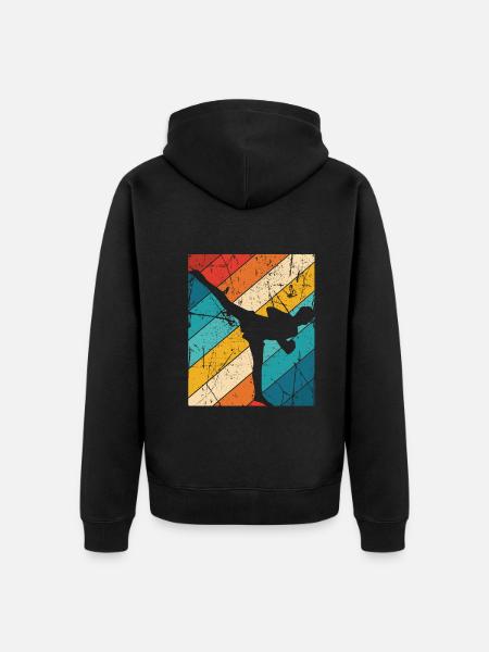 Kickboxing - Unisex Premium Bio Zip Hoodie - Schwarz
