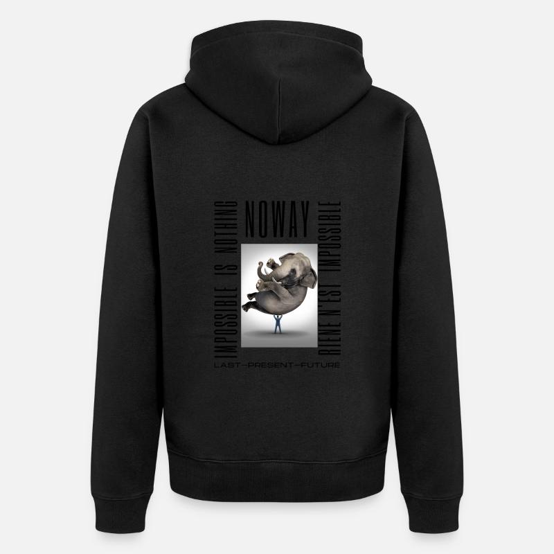 Noway - Rien n'est impossible - Veste à capuche bio Premium Unisexe - undefined