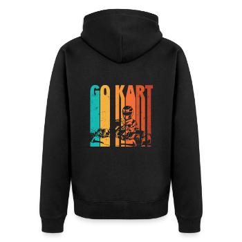 Go Kart - Veste à capuche bio Premium Unisexe - noir - Dos - Nico (187cm)