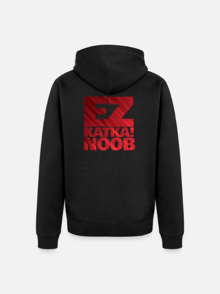 ez katka - Unisex Premium Organic Zip Hoodie - black