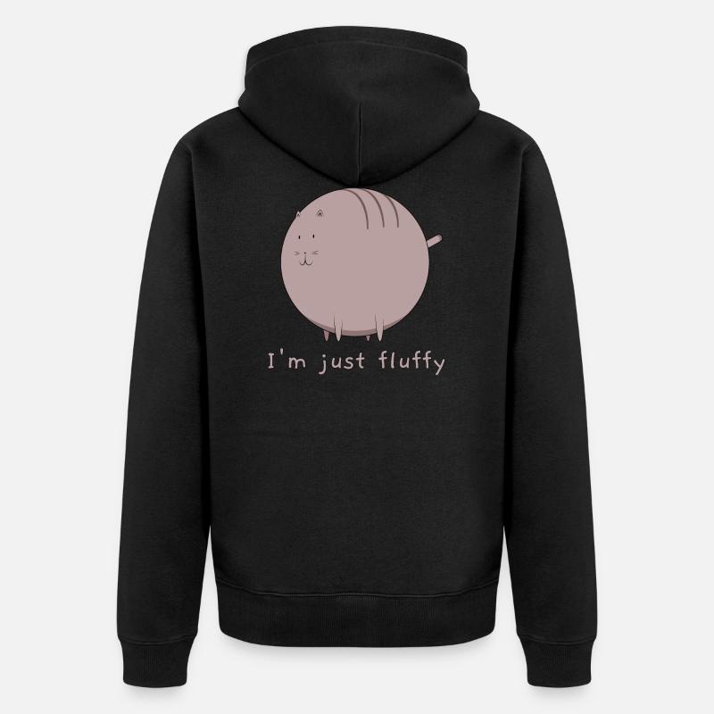 Je suis juste moelleux - Veste à capuche bio Premium Unisexe - noir
