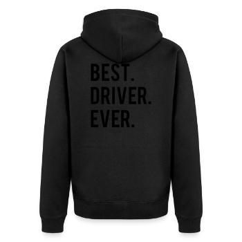 Best Driver Ever - Veste à capuche bio Premium Unisexe - noir - Dos - Nico (187cm)