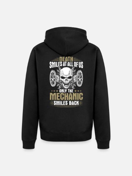 Mechanic Mechanic Mechanic Screwdriver - Unisex Premium Organic Zip Hoodie - black