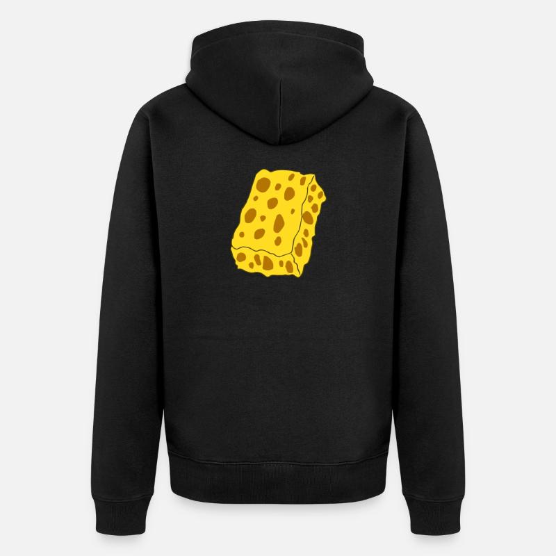 éponge - Veste à capuche bio Premium Unisexe - noir