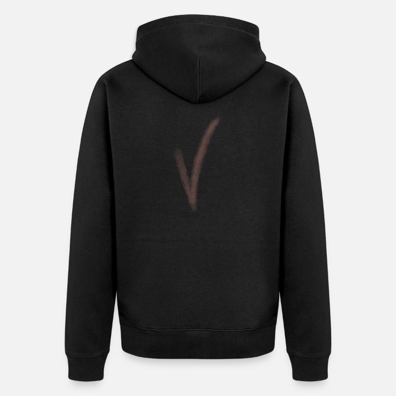 Crochet - Veste à capuche bio Premium Unisexe - noir