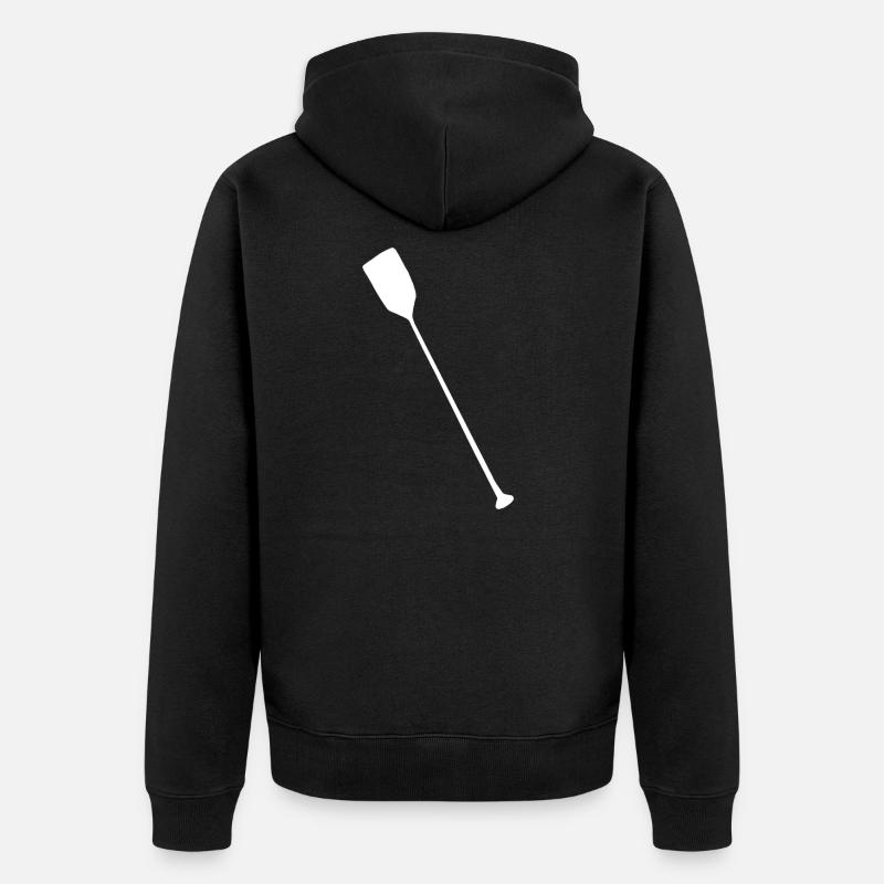 pagaie - Veste à capuche bio Premium Unisexe - noir