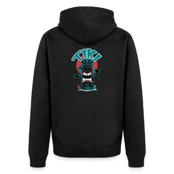 Tiki sous-marin - Veste à capuche bio Premium Unisexe - noir - Dos - Nico (187cm)