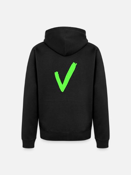 Coche - Veste à capuche bio Premium Unisexe - noir