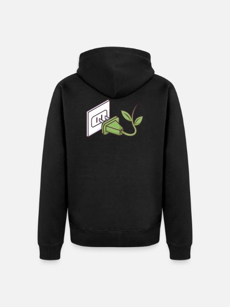 Transformation - Veste à capuche bio Premium Unisexe - noir
