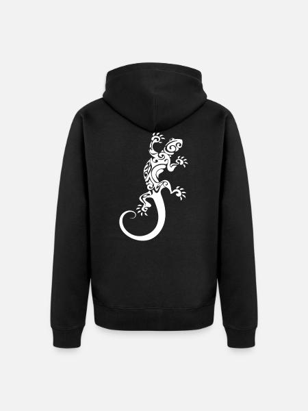Salamandre - Veste à capuche bio Premium Unisexe - noir