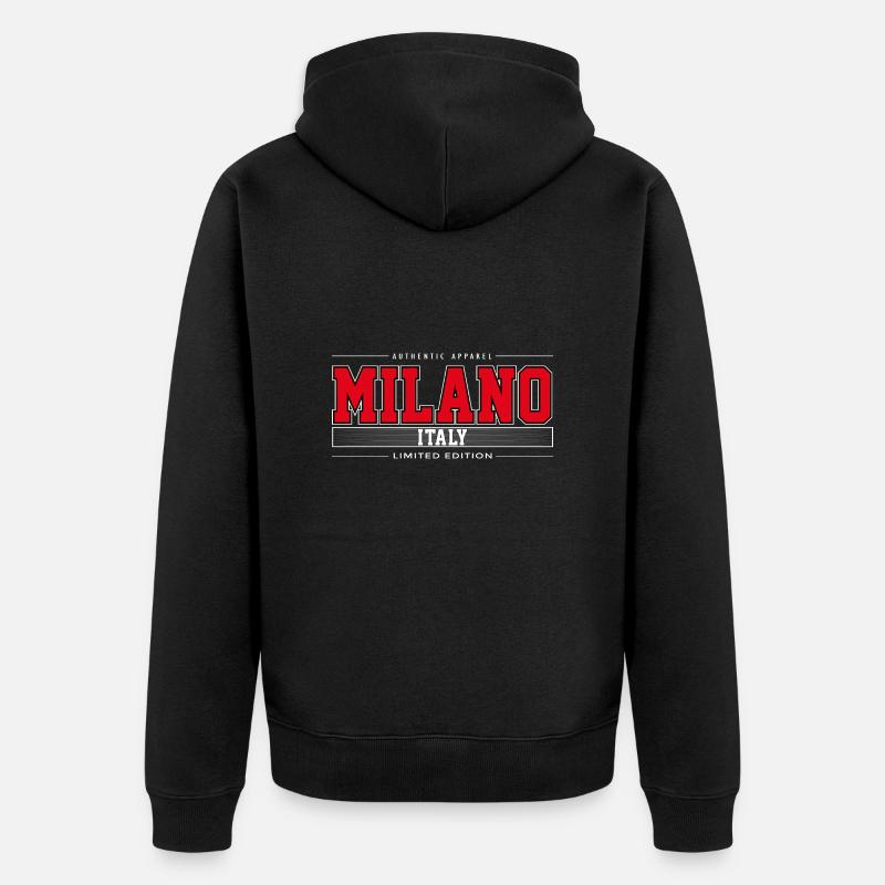 Milano - Veste à capuche bio Premium Unisexe - noir